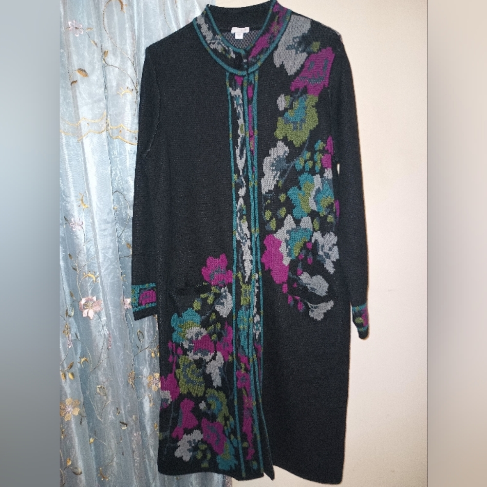 J. Jill Sweater Coat - Picture 2 of 16